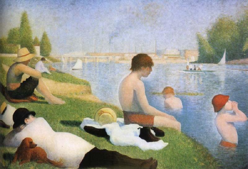 Georges Seurat Bather oil painting image